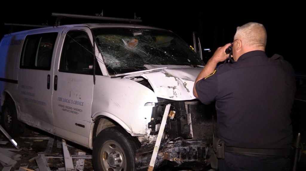 TOTALLY SHATTERED: Man arrested for OUI after crashing through ...