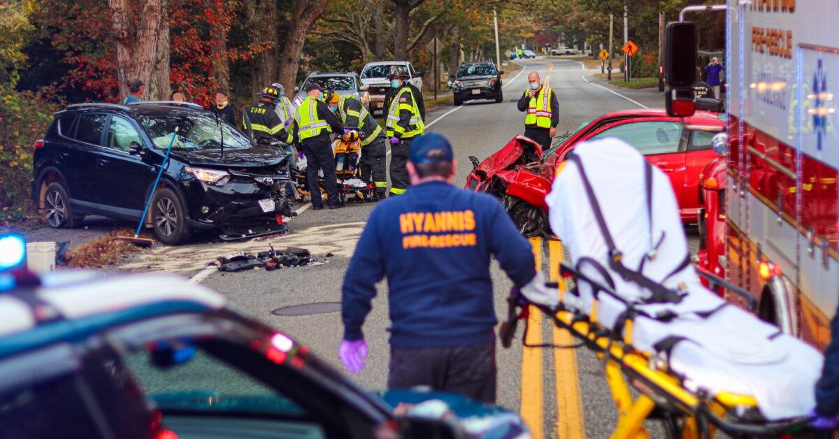 WATCH *** Five transported to Cape Cod Hospital after head-on ...