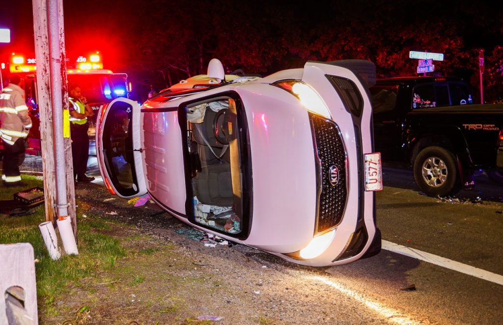 HN PHOTOS: ROLLOVER CRASH IN COTUIT – Hyannis News - News & Information ...